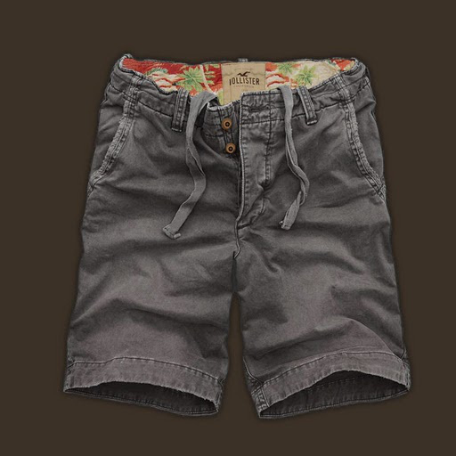 Hollister Hombres Ajuste clásico Vintage Cortos HCO3676